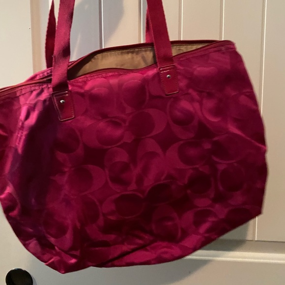 Coach Pink Bag - Picture 1 of 2